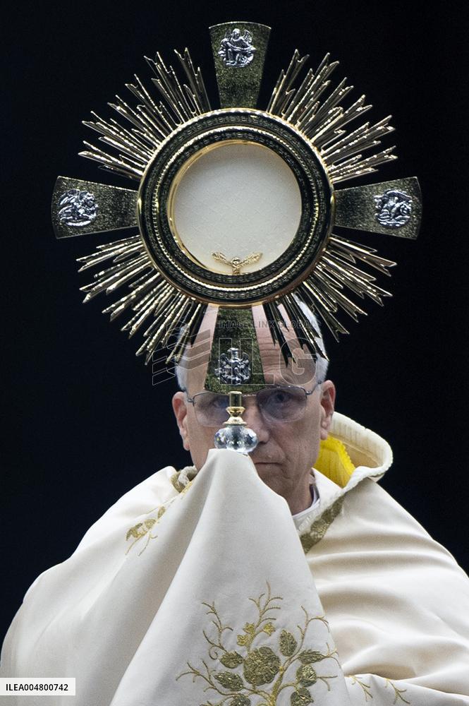Pope Leo XIV During the Marian Vigil In St. Peter's Square - Vatican