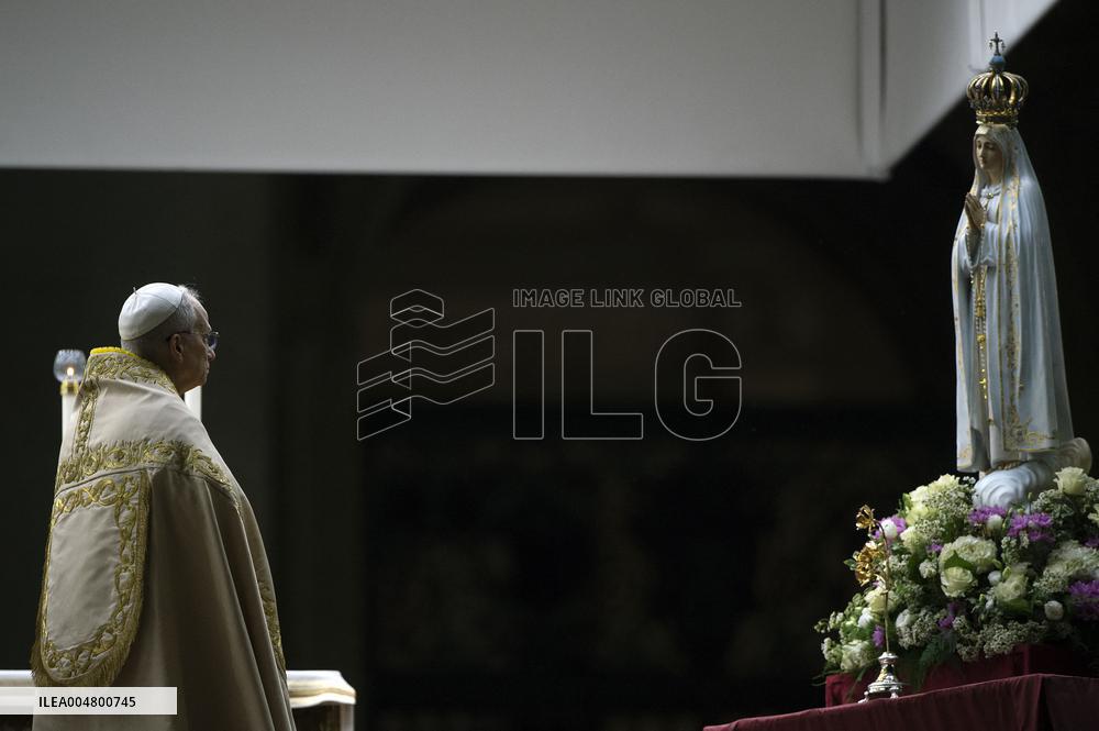Pope Leo XIV During the Marian Vigil In St. Peter's Square - Vatican