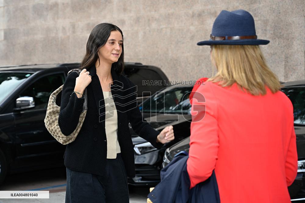 Infanta Elena Attending Las Ventas Bullring On National Day - Madrid
