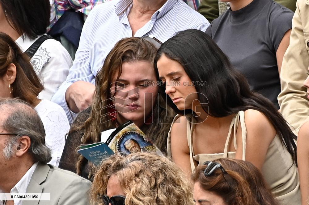 Infanta Elena Attending Las Ventas Bullring On National Day - Madrid