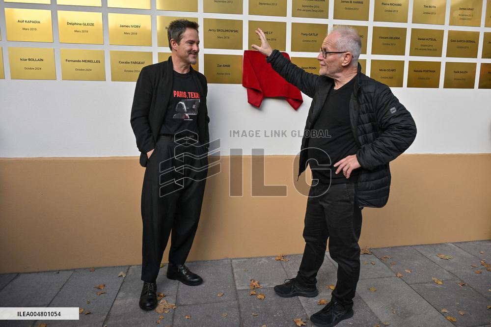 17th Lumiere Film Festival Scoot Cooper Unveils His Plaque On The Filmmakers Wall