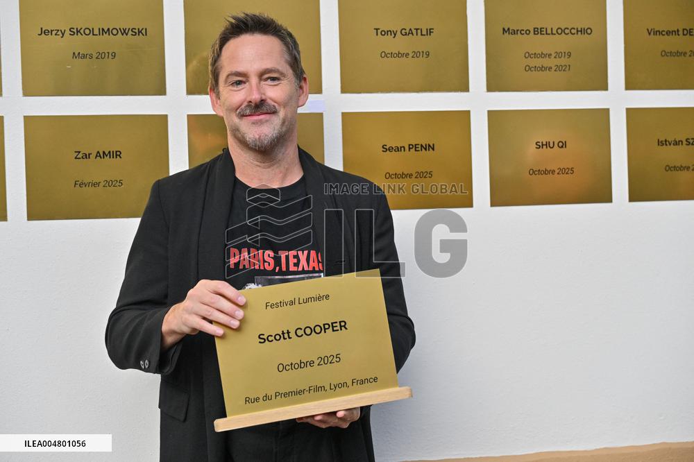 17th Lumiere Film Festival Scoot Cooper Unveils His Plaque On The Filmmakers Wall