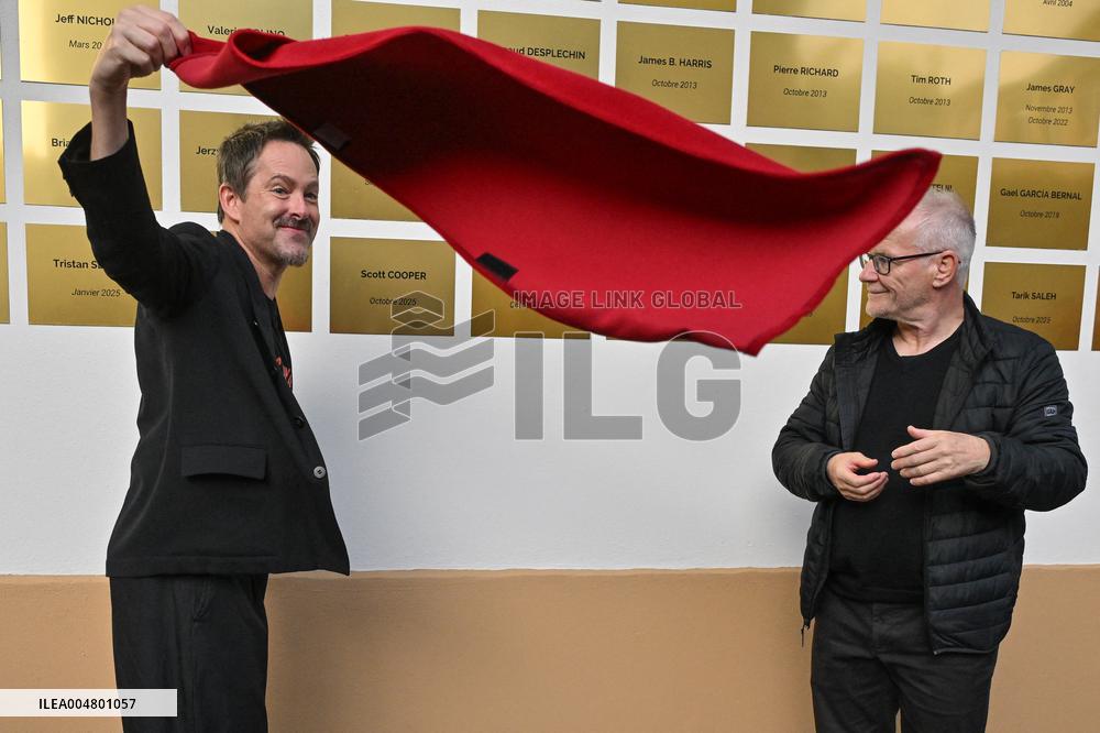 17th Lumiere Film Festival Scoot Cooper Unveils His Plaque On The Filmmakers Wall