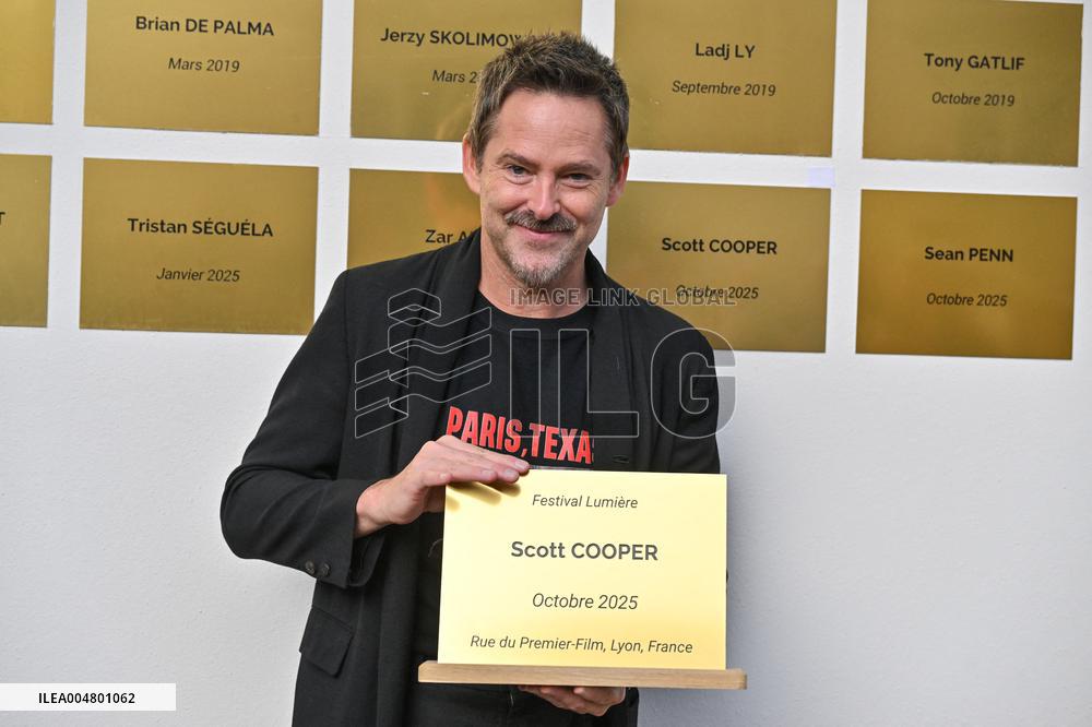 17th Lumiere Film Festival Scoot Cooper Unveils His Plaque On The Filmmakers Wall