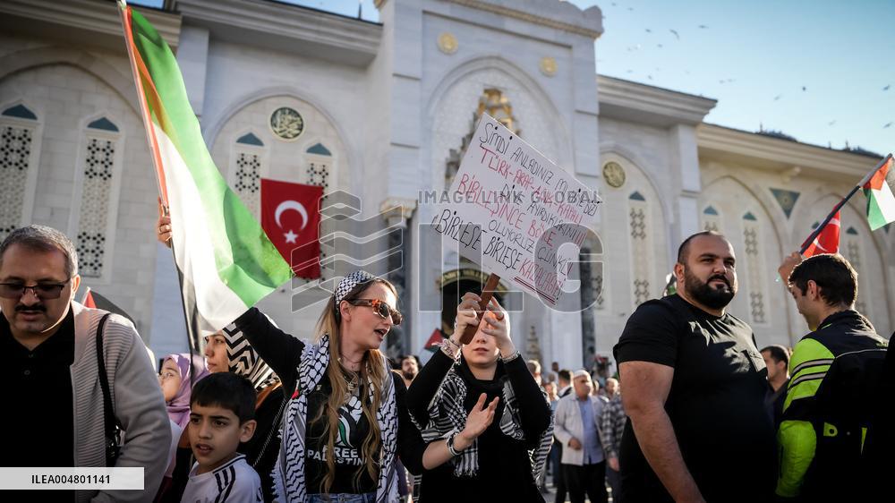 Rally For Palestine in Gaziantep - Turkey
