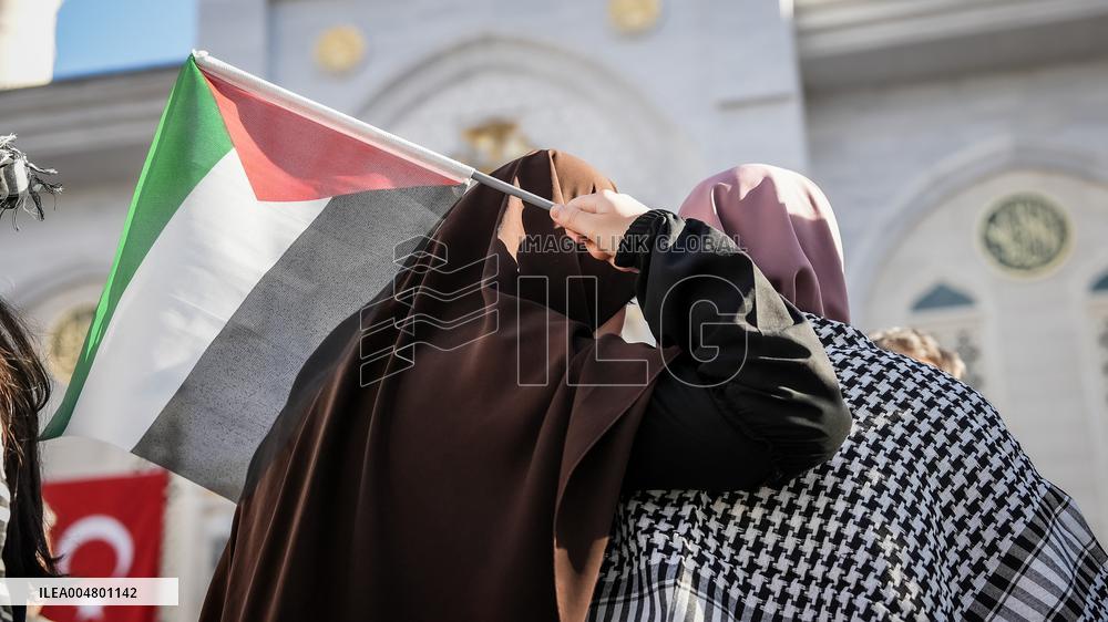 Rally For Palestine in Gaziantep - Turkey