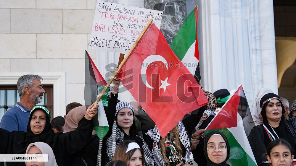 Rally For Palestine in Gaziantep - Turkey