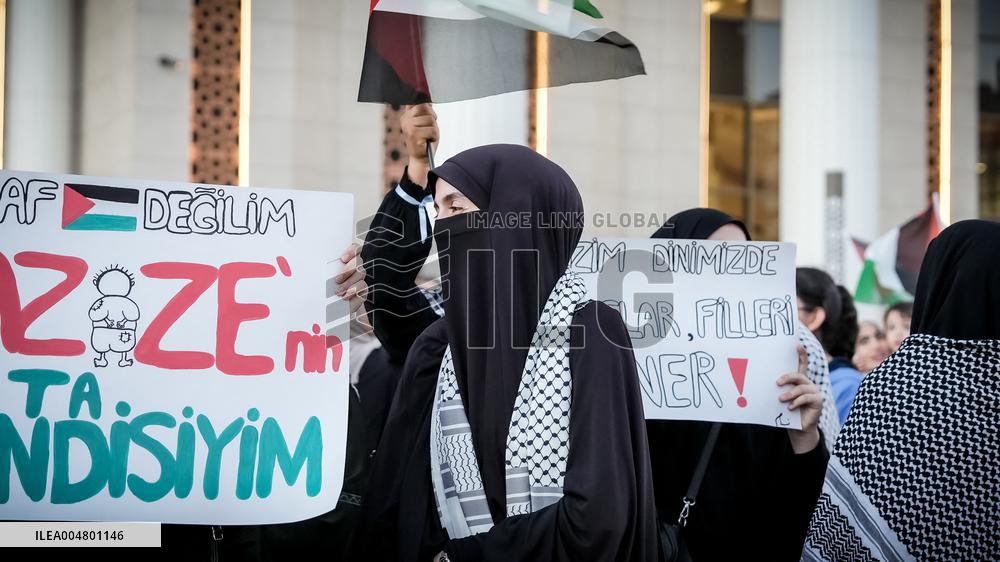 Rally For Palestine in Gaziantep - Turkey