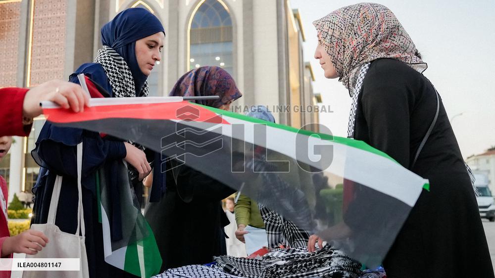 Rally For Palestine in Gaziantep - Turkey