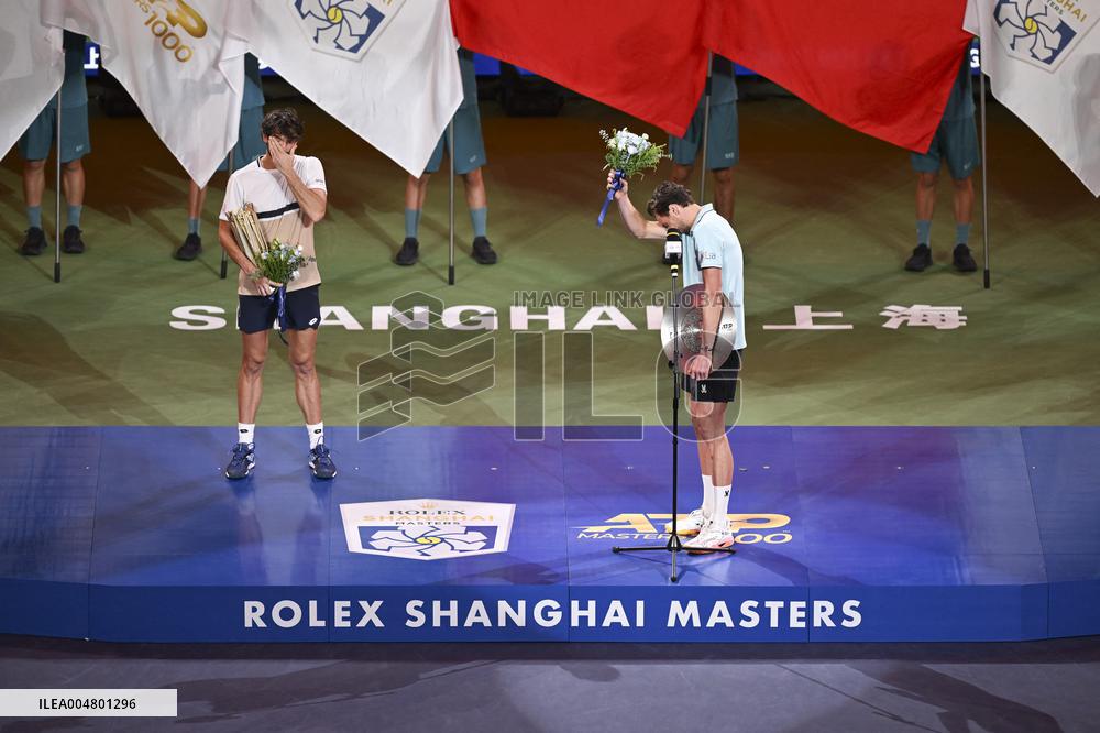 ATP Masters Final - Vacherot Defeats His Cousin Rinderknech And Wins the Trophy - Shangha