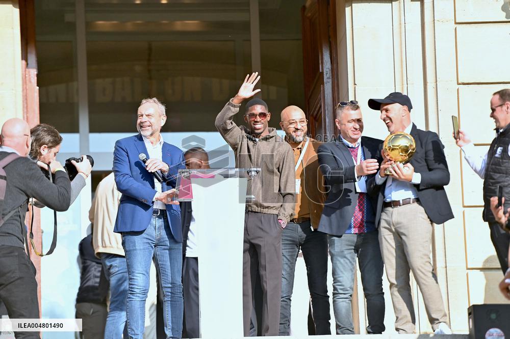 Ballon d Or winner Ousmane Dembele. FC