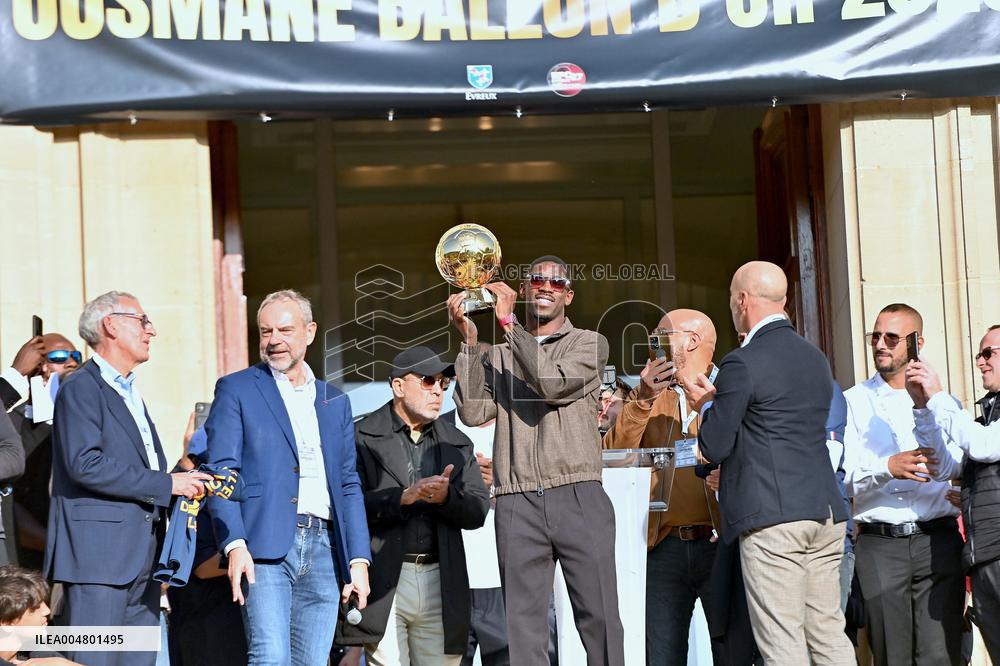 Ballon d Or winner Ousmane Dembele. FC