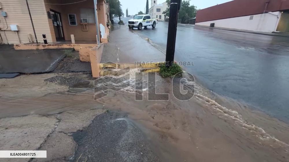 US: Record Rainfall and Flood Warnings Across Phoenix and Gila County, Arizona 2