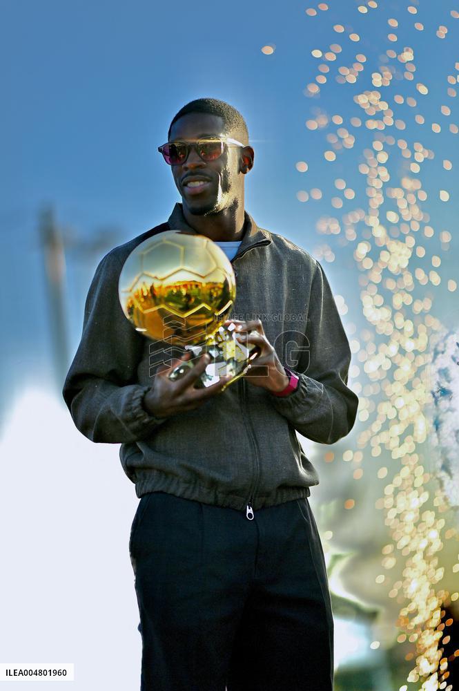 Ballon d Or winner Ousmane Dembele. FC