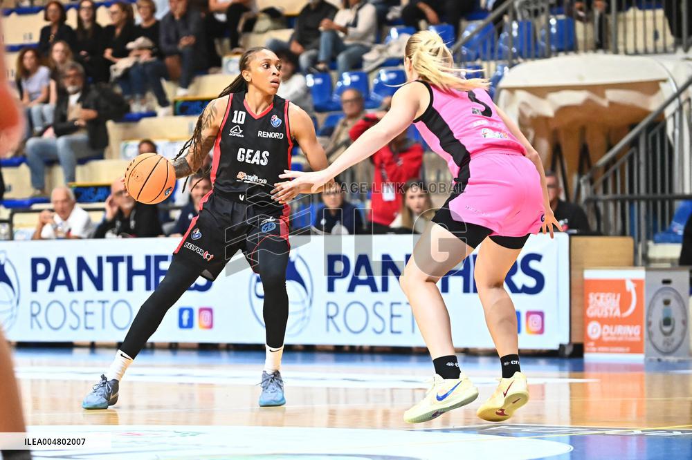 BASKET - Serie A1 Femminile - People Strategy Panthers Roseto vs Geas Sesto San Giovanni