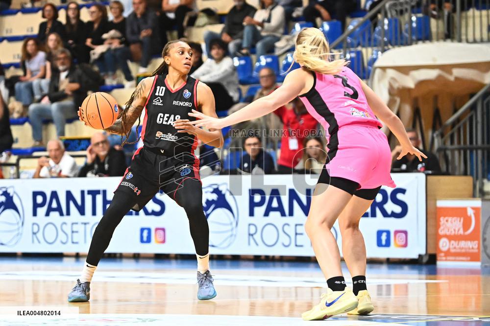 BASKET - Serie A1 Femminile - People Strategy Panthers Roseto vs Geas Sesto San Giovanni