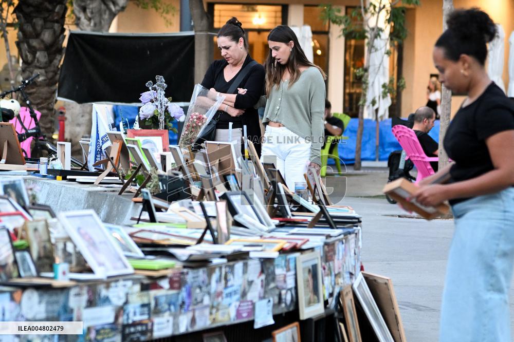 Dizengoff Memorial Of The Attack Of October 7, 2023 - Tel Aviv