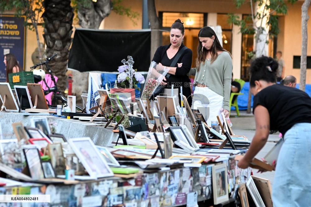 Dizengoff Memorial Of The Attack Of October 7, 2023 - Tel Aviv