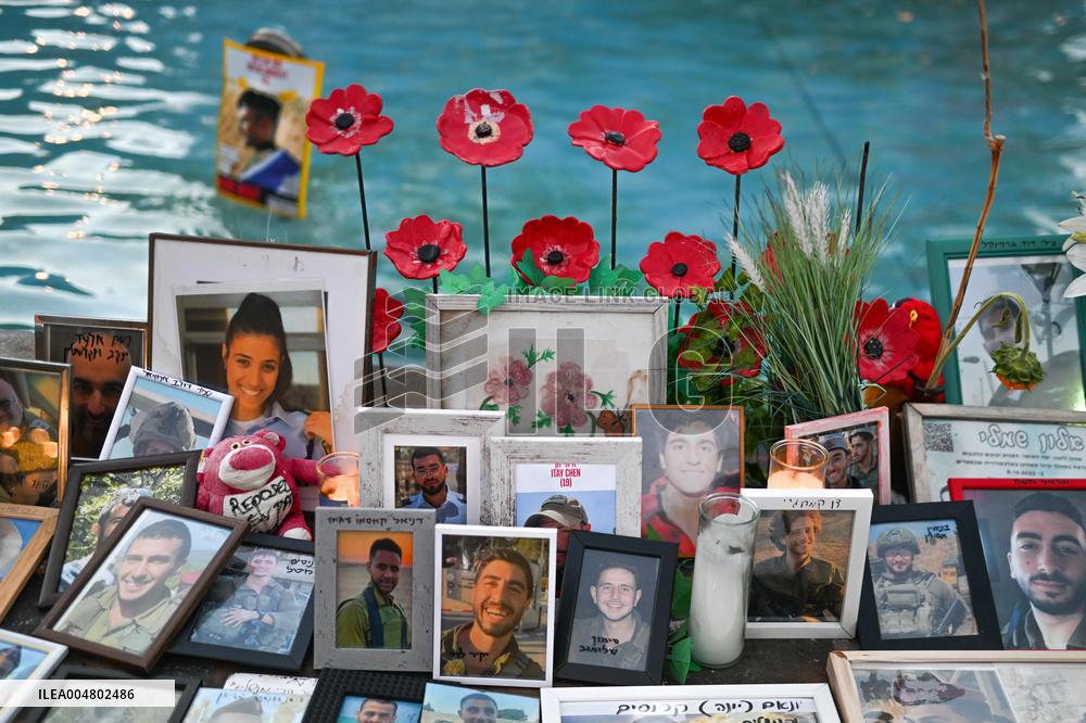 Dizengoff Memorial Of The Attack Of October 7, 2023 - Tel Aviv