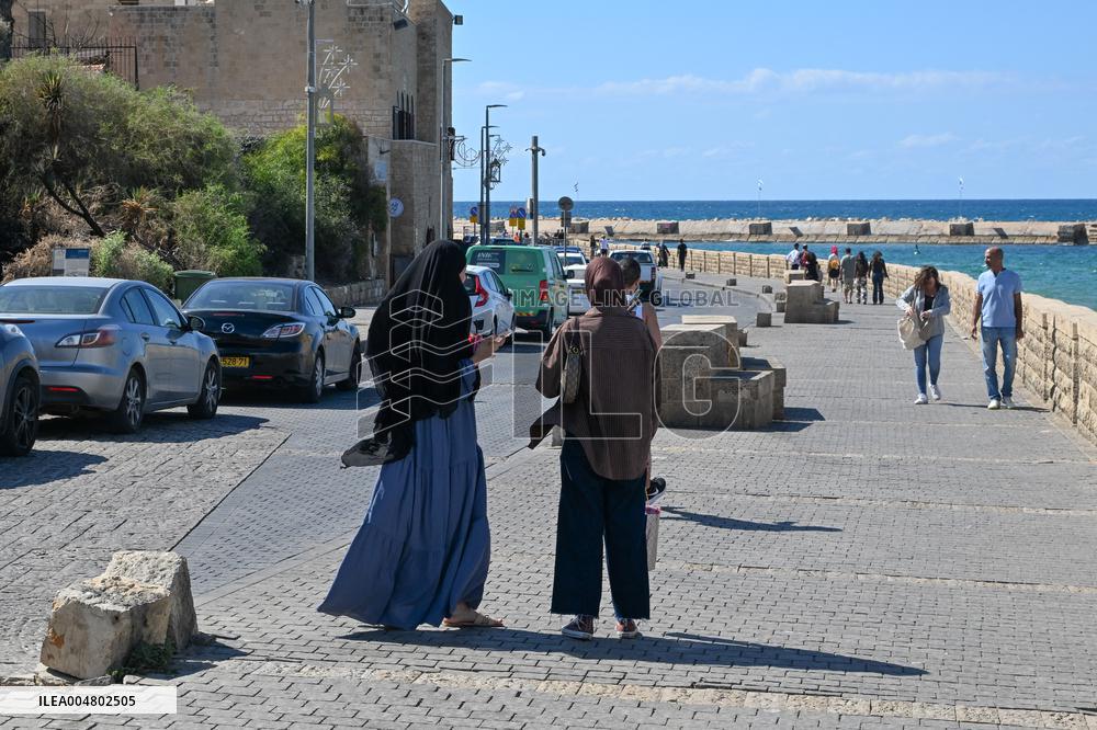 Charles Clore Beach in Tel Avi