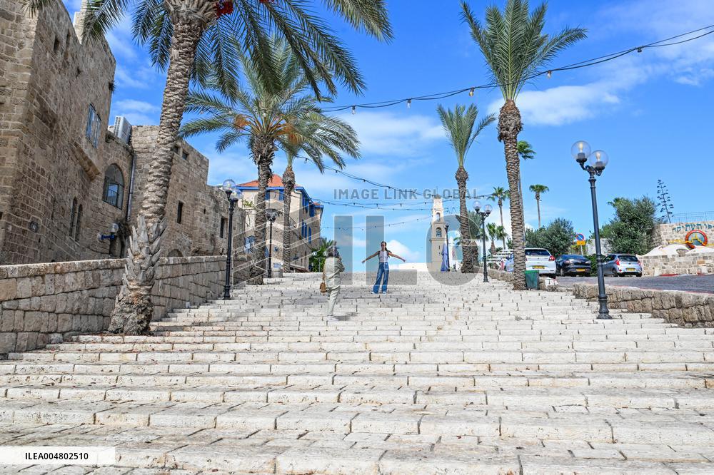 Charles Clore Beach in Tel Avi