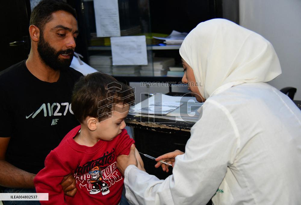 Measles Vaccine Campaign - Damascus