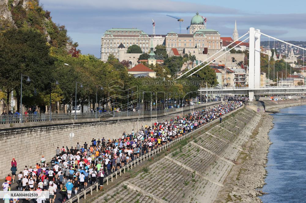 People Participate In The Marathon - Budapest