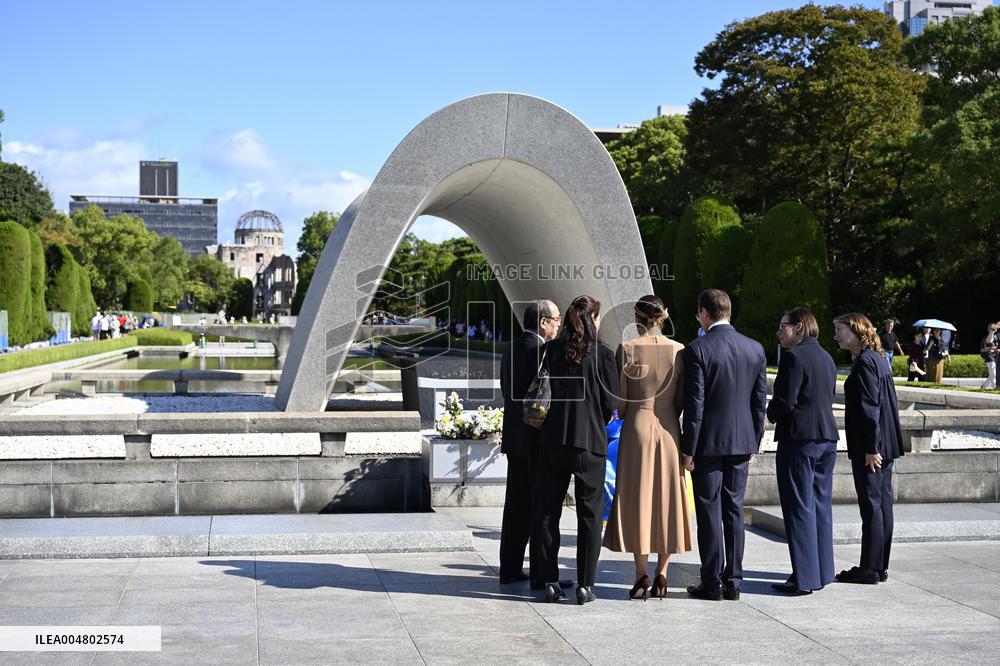 CROWN PRINCESS IN HIROSHIMA