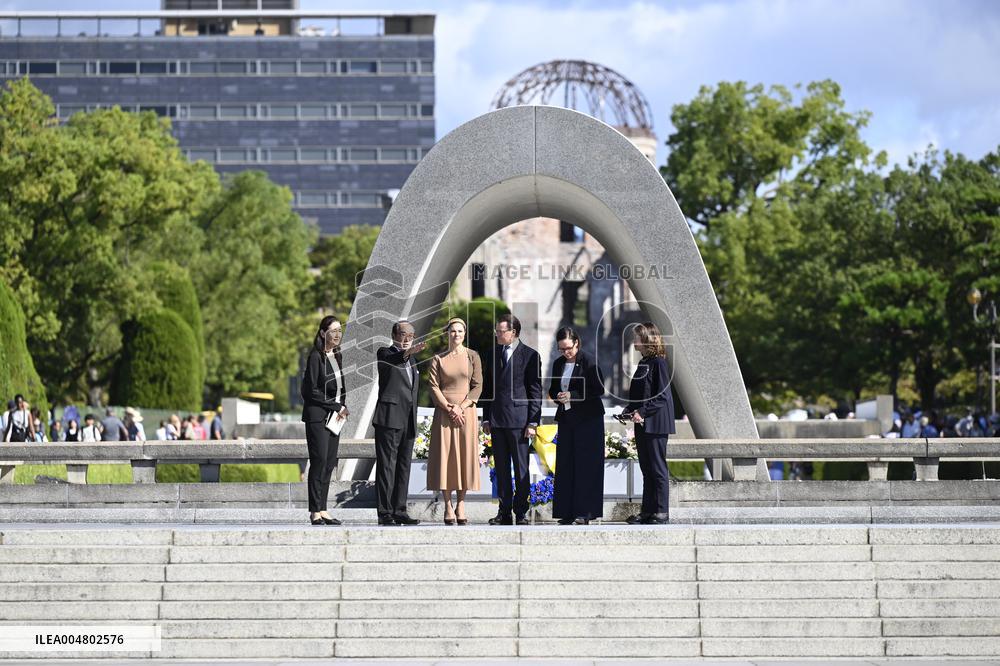 CROWN PRINCESS IN HIROSHIMA