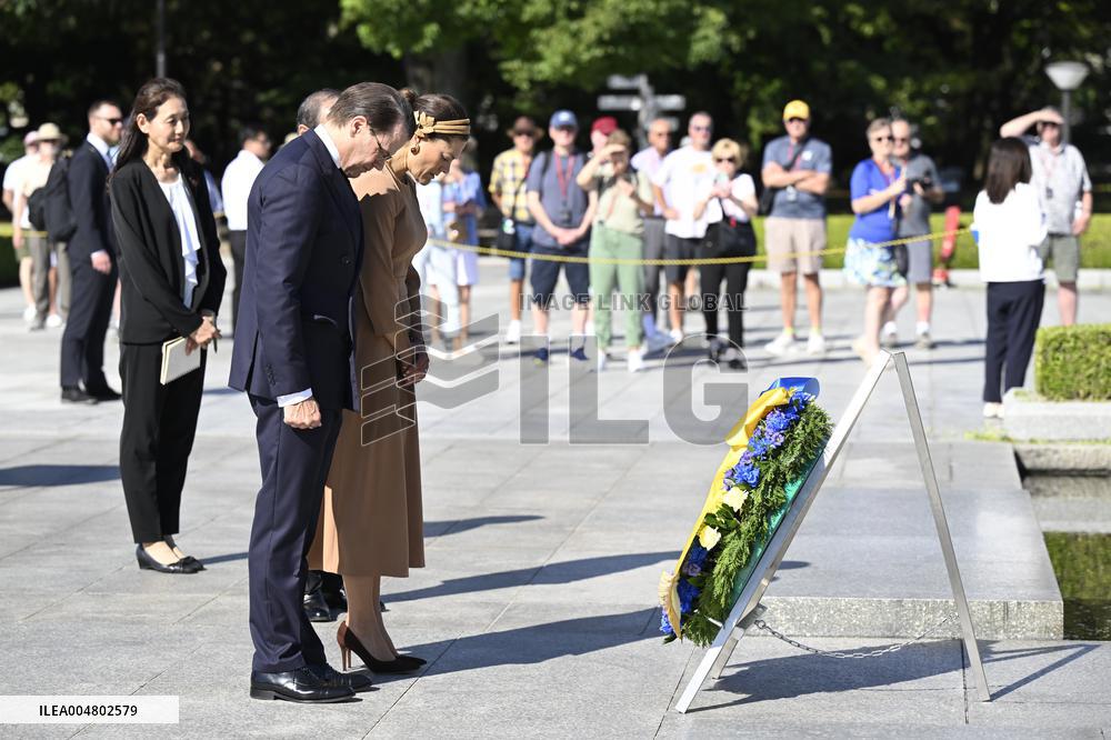 CROWN PRINCESS IN HIROSHIMA