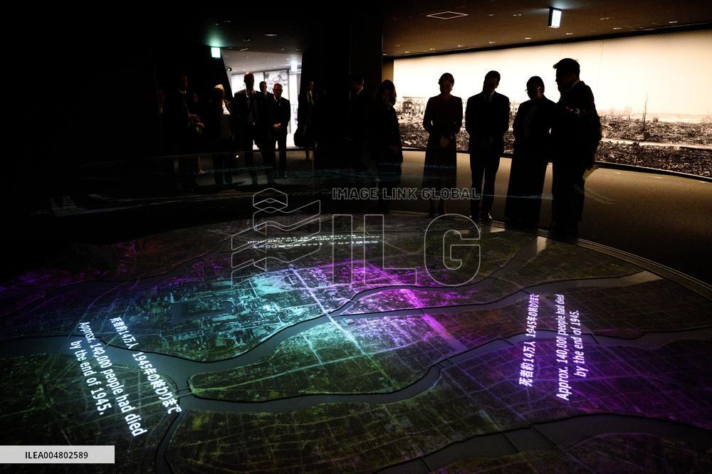 CROWN PRINCESS IN HIROSHIMA