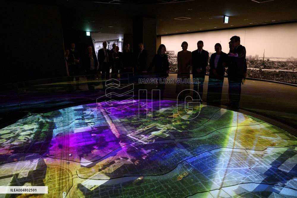 CROWN PRINCESS IN HIROSHIMA