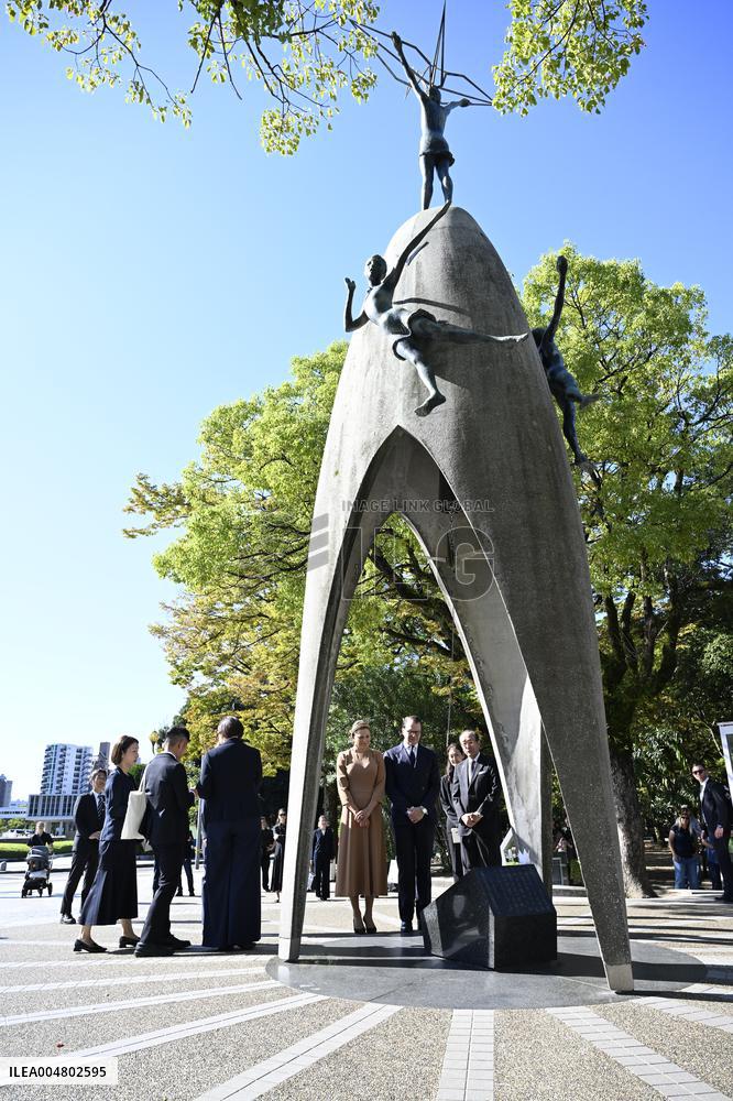 CROWN PRINCESS IN HIROSHIMA