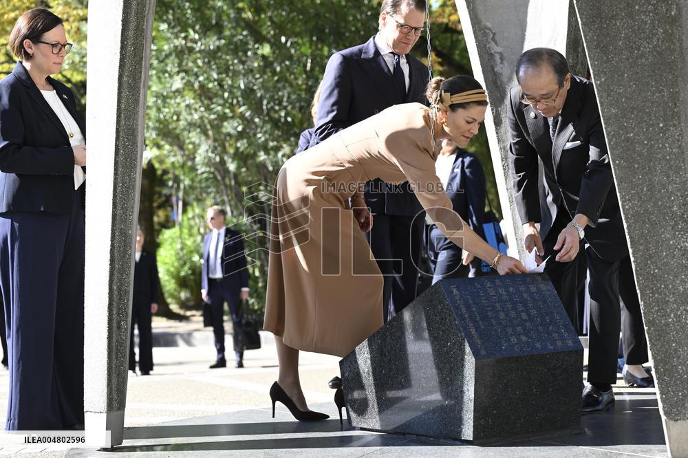 CROWN PRINCESS IN HIROSHIMA