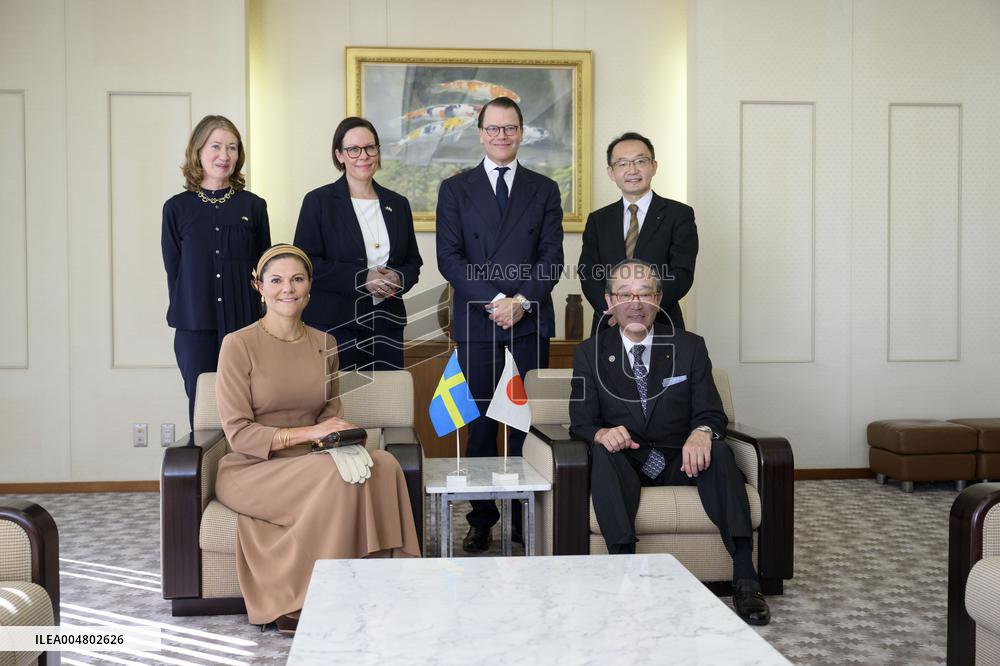 CROWN PRINCESS IN HIROSHIMA