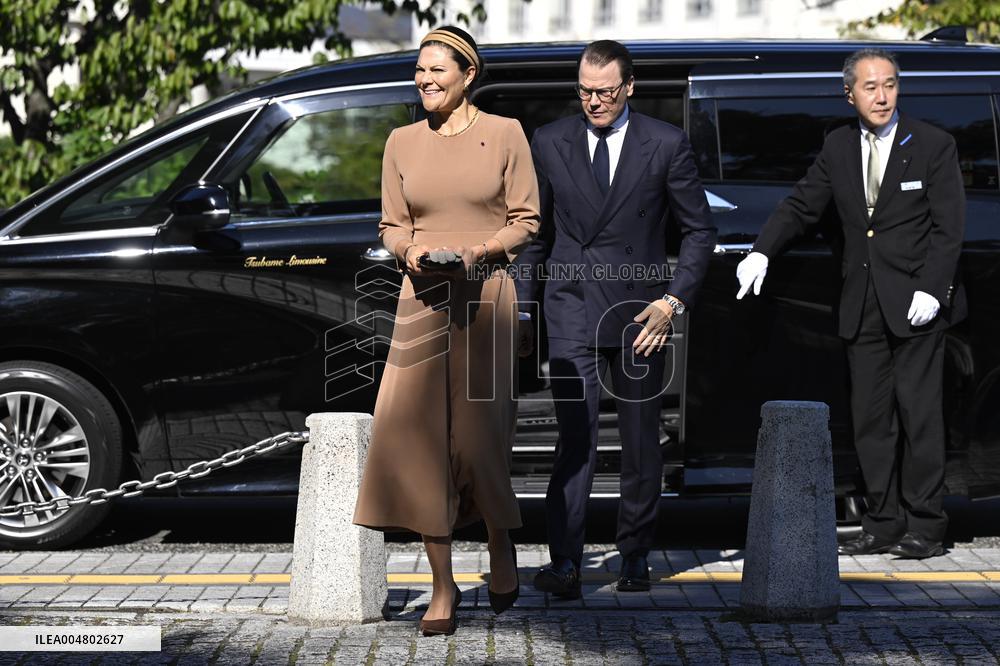 CROWN PRINCESS IN HIROSHIMA