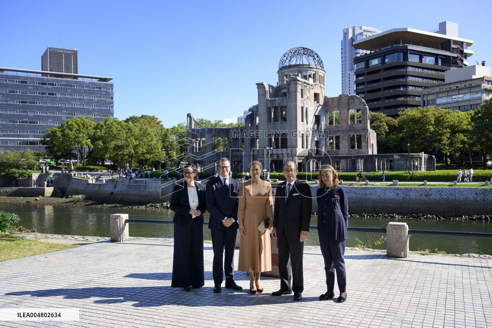 CROWN PRINCESS IN HIROSHIMA