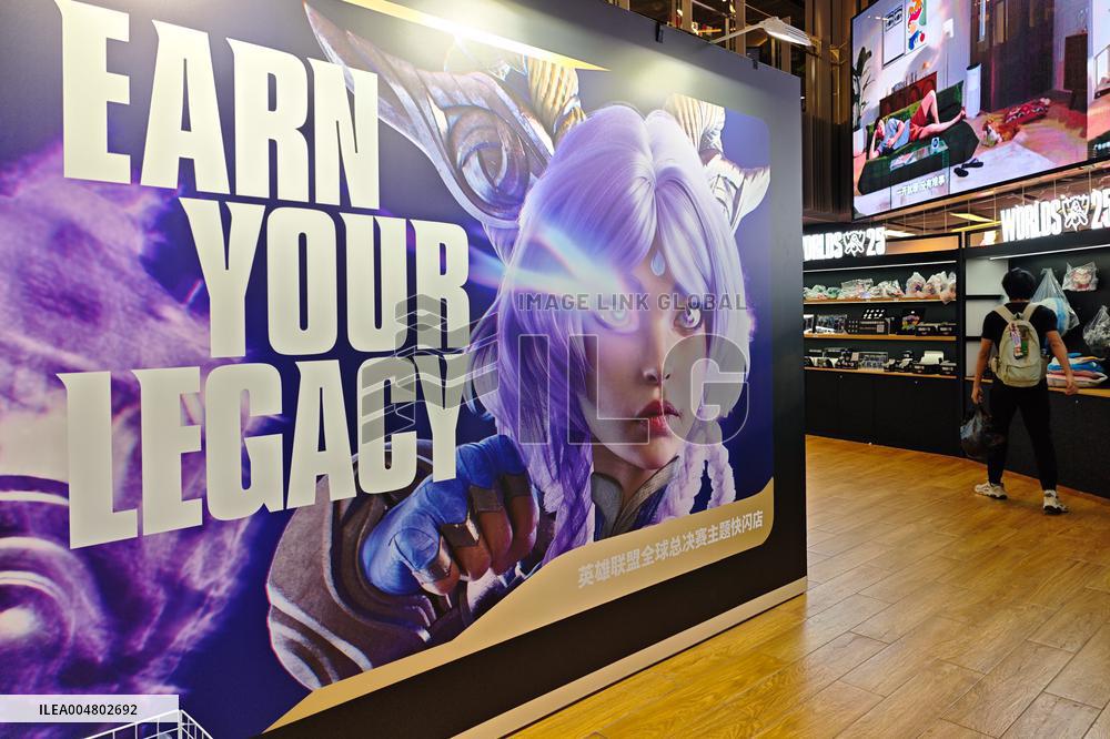 League of Legends Global Finals Themed Pop-up Store