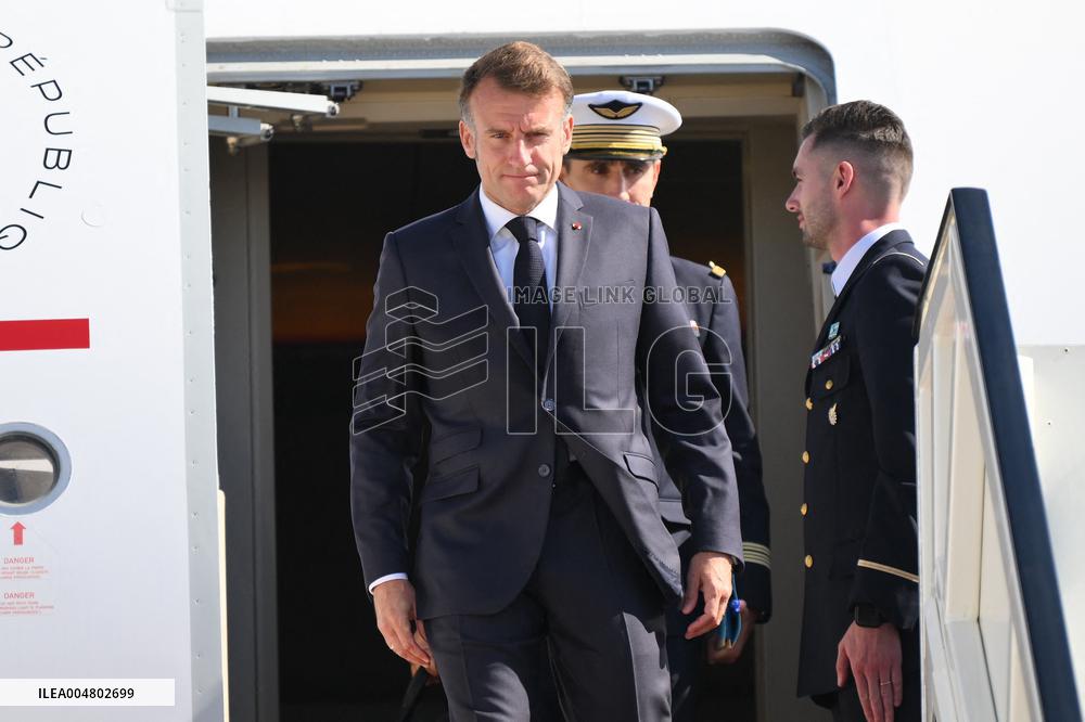 Macron in Sharm El Sheikh to Peace Summit - Egypt