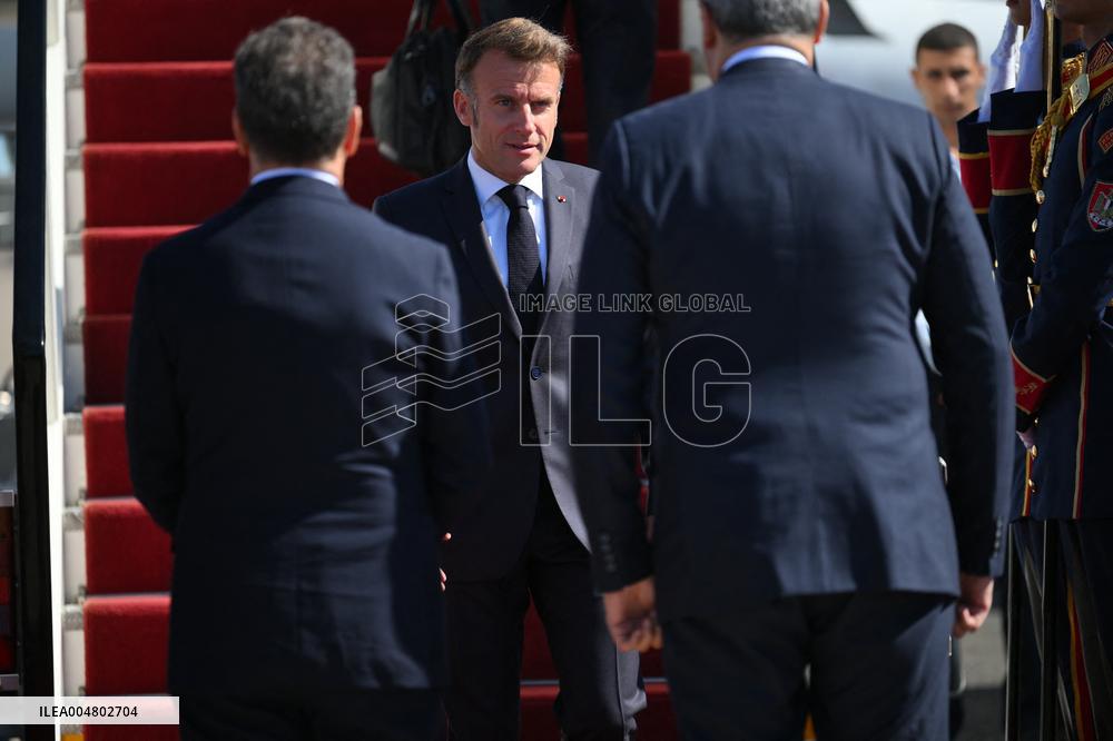 Macron in Sharm El Sheikh to Peace Summit - Egypt