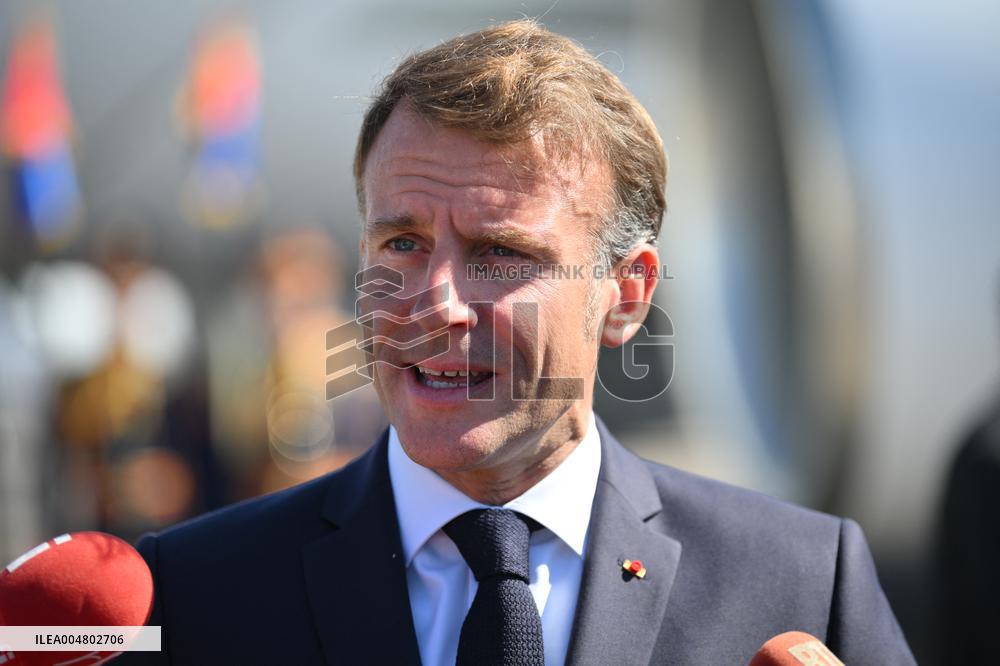 Macron in Sharm El Sheikh to Peace Summit - Egypt