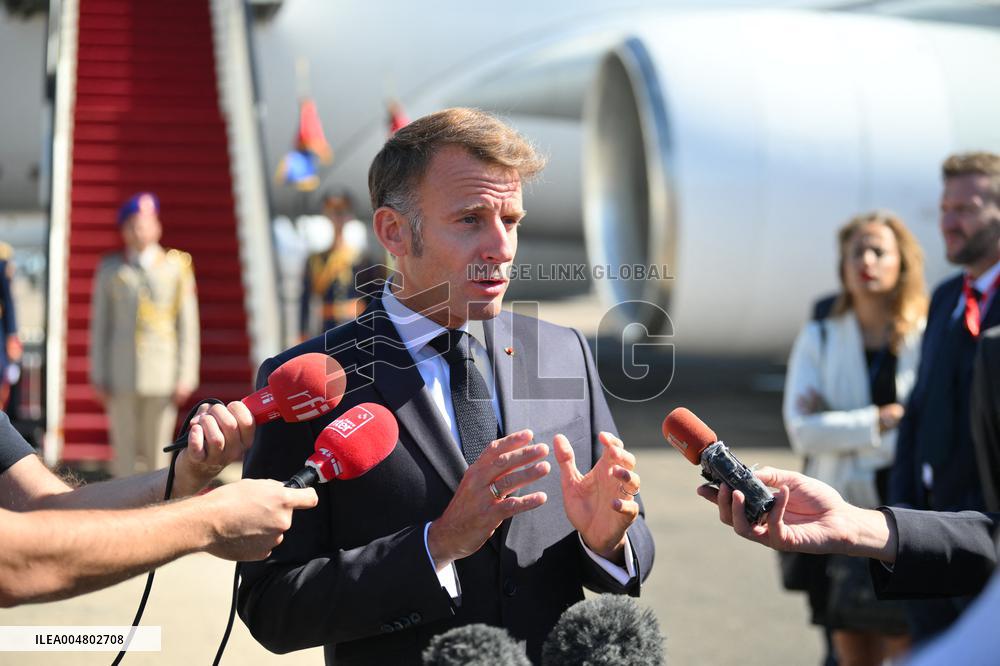 Macron in Sharm El Sheikh to Peace Summit - Egypt