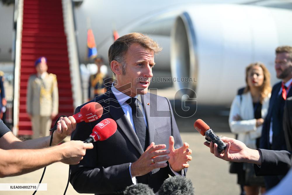 Macron in Sharm El Sheikh to Peace Summit - Egypt