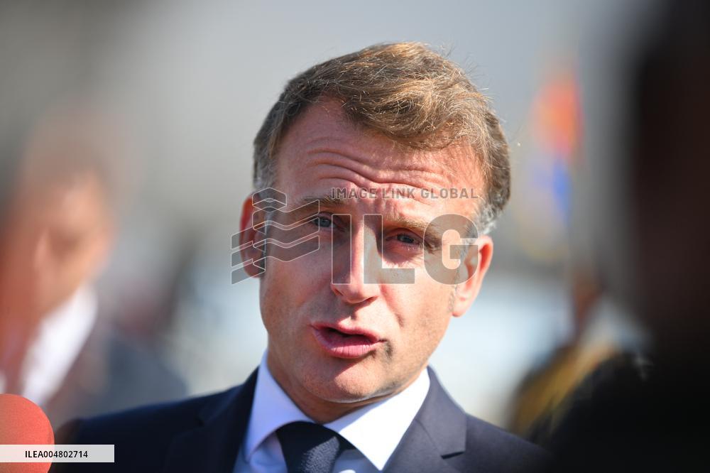 Macron in Sharm El Sheikh to Peace Summit - Egypt