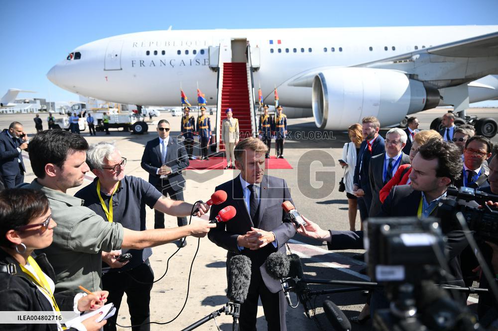 Macron in Sharm El Sheikh to Peace Summit - Egypt