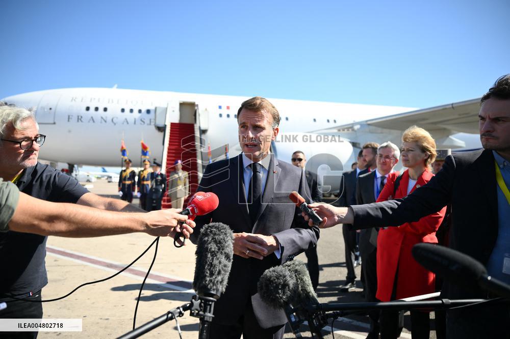Macron in Sharm El Sheikh to Peace Summit - Egypt