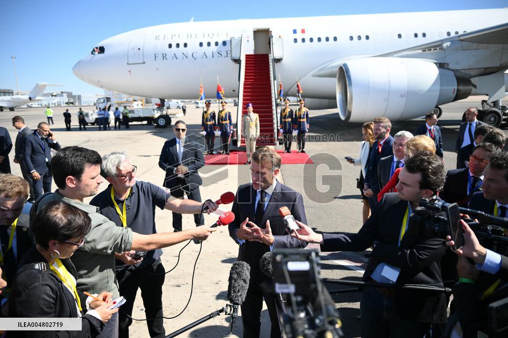 Macron in Sharm El Sheikh to Peace Summit - Egypt