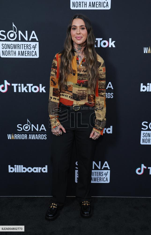 ongwriters Of North America (SONA) Warrior Awards