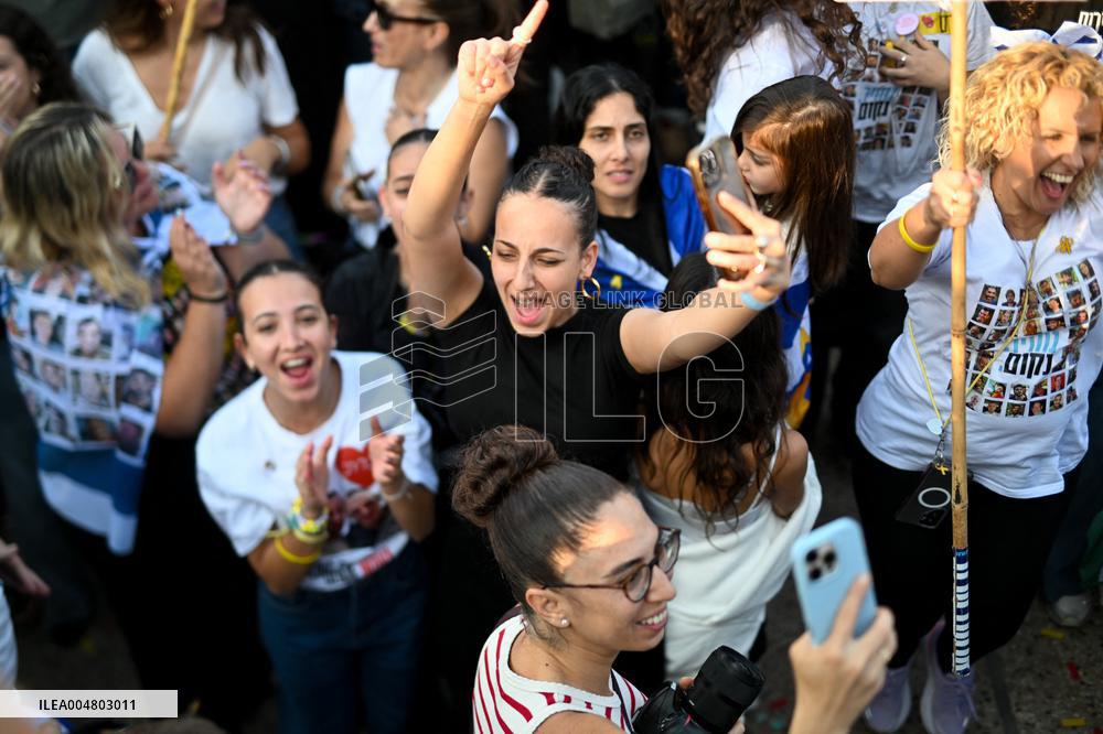 Hostage Release Celebration - Tel Aviv