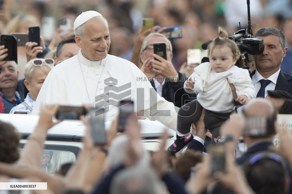 Pope Leo XIV Celebrates the Prayer Vigil and Rosary - Vatican